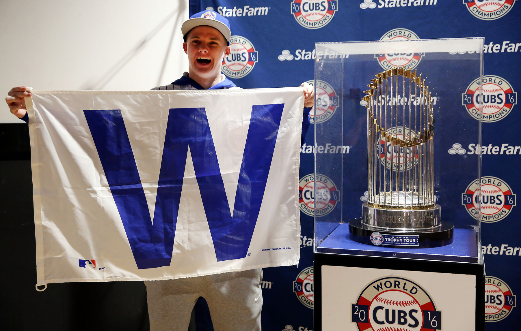 Cubs World Series Trophy